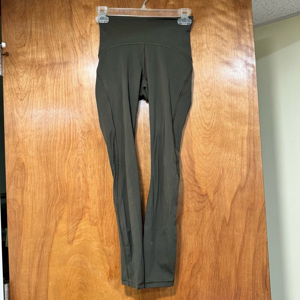Lululemon Train Times 7/8 Pant 25" *Luxtreme Dark Olive Size 2